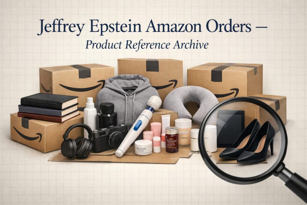 Jeffrey Epstein Amazon Orders