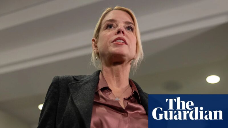 Democrats walk out in protest over ‘outrageous fake’ Epstein briefing from Pam Bondi | Pam Bondi