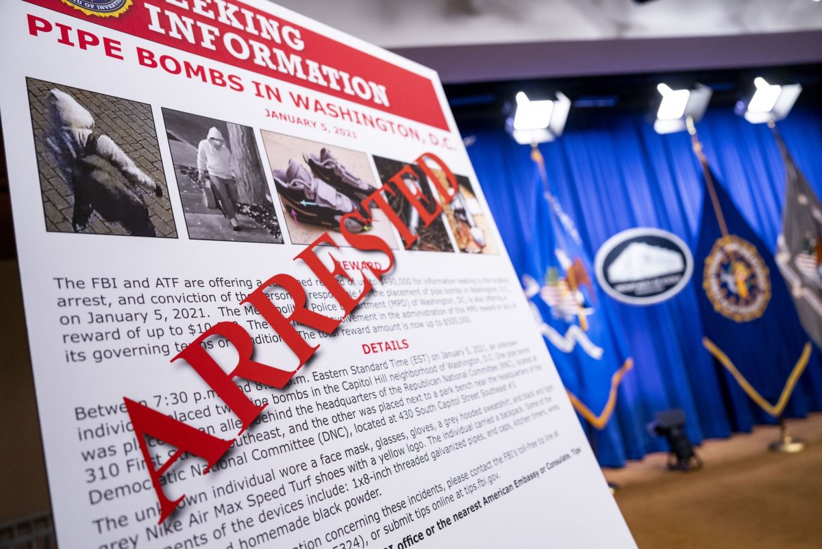 Jan. 6 pipe bomb suspect says Trump’s pardons should apply to him