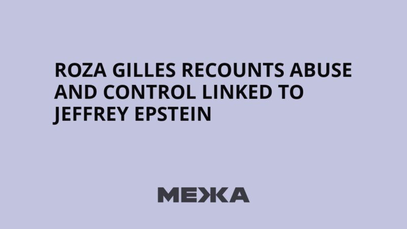 Roza Gilles recounts abuse and control linked to Jeffrey Epstein | Ukraine news